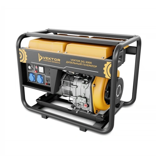 Дизельный генератор Vektor DG-3000 купить в Москве с доставкой по всей России | ProtosMarket.ru