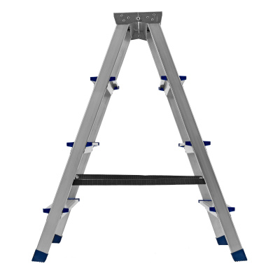 Стремянка двусторонняя 4 ступени, алюминиевая, Сибртех по ценам производителя в Воронеже с доставкой по всей России