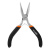 Длинногубцы изогнутые Mini, 130 мм, никелированные, авторазжим Sparta по ценам производителя в Воронеже с доставкой по всей России