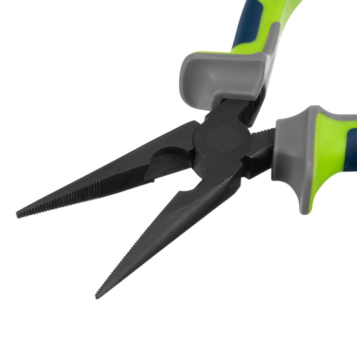 Длинногубцы прямые 160 мм, фосфатирование, трехкомпонентные рукоятки Сибртех по ценам производителя в Воронеже с доставкой по всей России