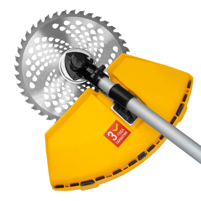 Триммер бензиновый DT-52E, 52 см3, неразъемная штанга, электростартер, состоит из 2 частей Denzel по ценам производителя в Воронеже с доставкой по всей России