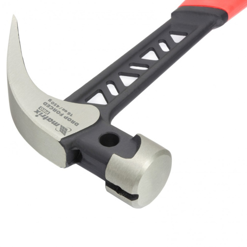 Молоток-гвоздодер, 450 г, цельнокованый, боек с магнитом, двухкомпонентная обрезиненная рукоятка Matrix Pro по ценам производителя в Воронеже с доставкой по всей России