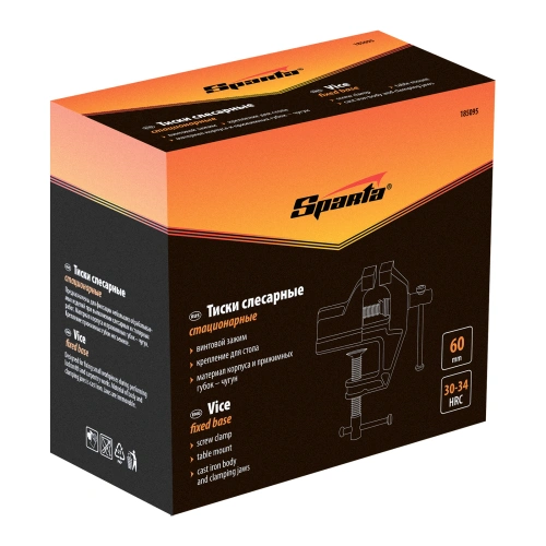Тиски, 60 мм, крепление для стола Sparta по ценам производителя в Воронеже с доставкой по всей России