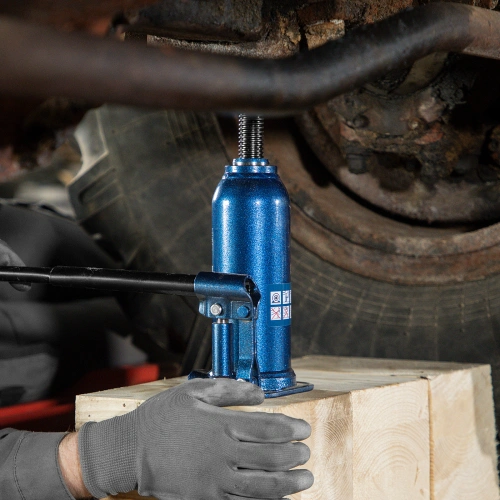 Домкрат гидравлический бутылочный, 8 т, h подъема 222-447 мм Stels по ценам производителя в Воронеже с доставкой по всей России