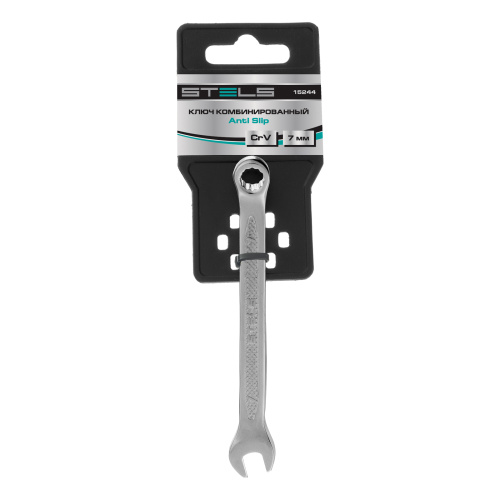 Ключ комбинированный, 7 мм, CrV, антислип Stels по ценам производителя в Воронеже с доставкой по всей России