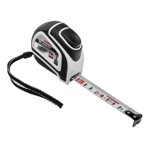 Рулетка Autostop,5 м х 19 мм,двухкомпонентный корпус,автоматическая фиксация,Pro Matrix по ценам производителя в Воронеже с доставкой по всей России