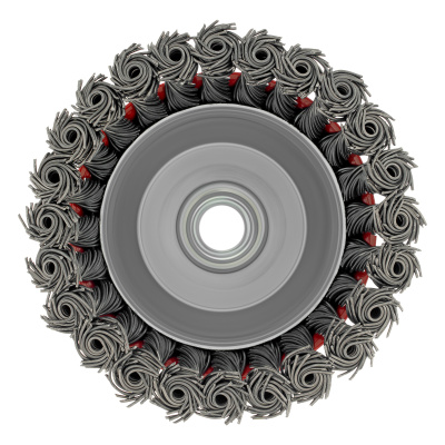 Щетка для УШМ, 100 мм, М14, "чашка", крученая проволока 0.8 мм Matrix по ценам производителя в Воронеже с доставкой по всей России