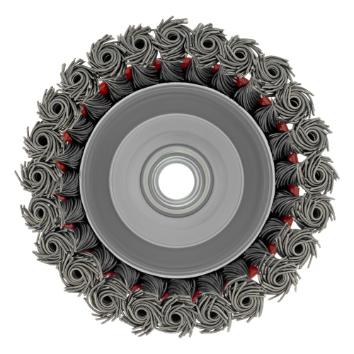 Щетка для УШМ, 100 мм, М14, "чашка", крученая проволока 0.8 мм Matrix по ценам производителя в Воронеже с доставкой по всей России