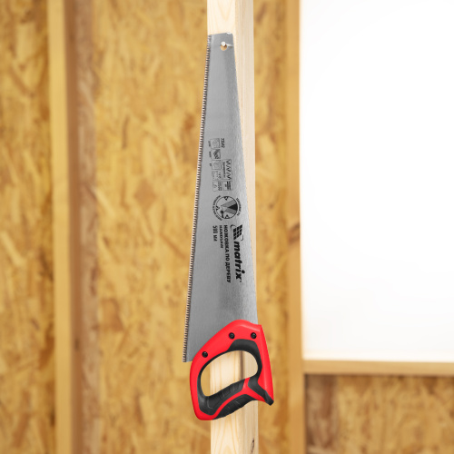 Ножовка по дереву, 500 мм, 7-8 TPI, зуб-3D, каленый зуб, двухкомпонентная рукоятка Matrix по ценам производителя в Воронеже с доставкой по всей России