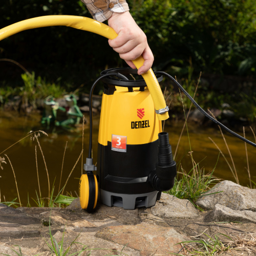 Дренажный насос для чистой и грязной воды DP450S, 450 Вт, напор 6 м, 12000 л/ч Denzel по ценам производителя в Воронеже с доставкой по всей России