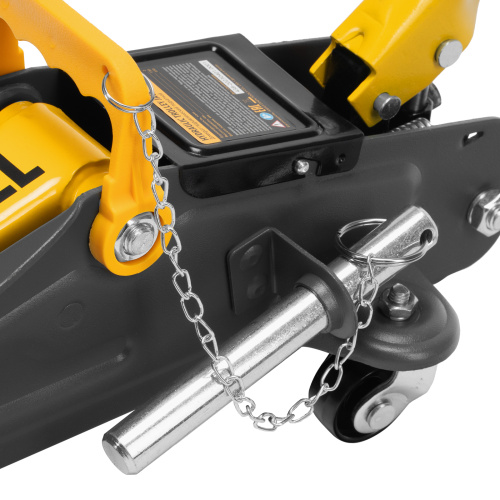 Домкрат гидравлический подкатной с фиксатором, 2,8 т, 135-385 мм Denzel по ценам производителя в Воронеже с доставкой по всей России