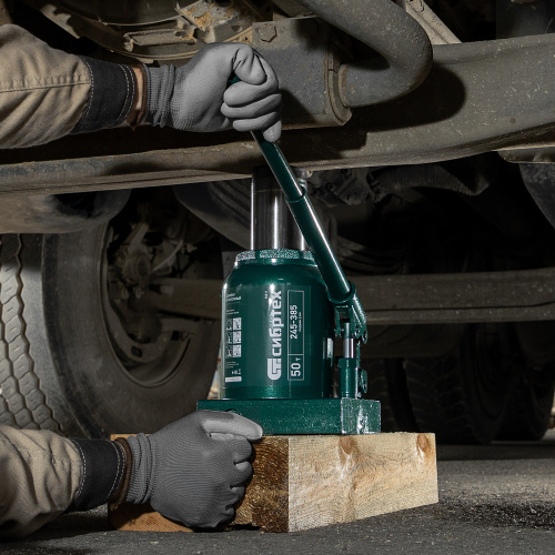 Домкрат гидравлический бутылочный, 50 т, 245-385 мм Сибртех по ценам производителя в Воронеже с доставкой по всей России