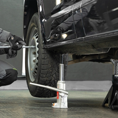 Домкрат гидравлический бутылочный, 4 т, h подъема 194-372 мм Matrix по ценам производителя в Воронеже с доставкой по всей России