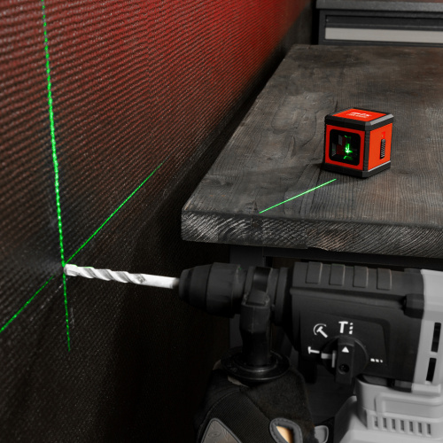 Лазерный уровень XQB GREEN Basic SET, 20 м, зеленый луч, батарейки, резьба 1/4" MTX по ценам производителя в Воронеже с доставкой по всей России
