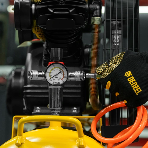 Компрессор воздушный BCV2300/100, ременный привод, 2.3 кВт, 100 литров, 440 л/мин Denzel по ценам производителя в Воронеже с доставкой по всей России