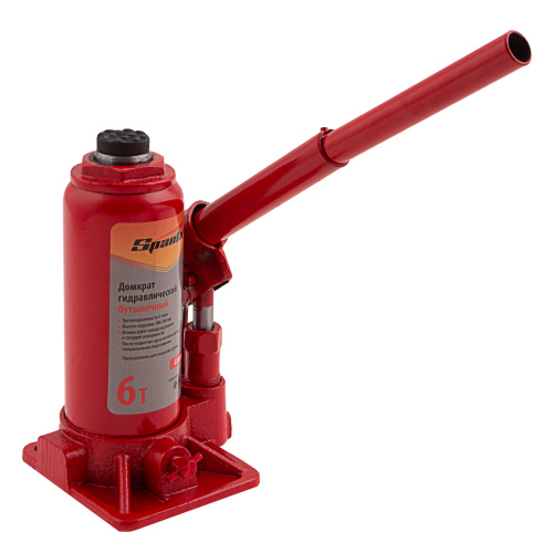 Домкрат гидравлический бутылочный, 6 т, h подъема 180–340 мм Sparta Compact по ценам производителя в Воронеже с доставкой по всей России