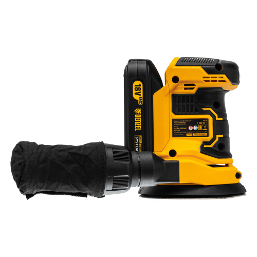 Машина шлифовальная эксцентриковая аккумуляторная COS-125, 18В Li-Ion Denzel по ценам производителя в Воронеже с доставкой по всей России