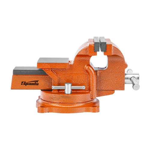 Тиски слесарные, 100 мм, поворотные, с наковальней Sparta по ценам производителя в Воронеже с доставкой по всей России