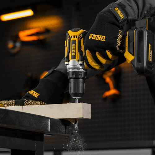 Дрель-шуруповерт аккумуляторная, бесщет. BLDL-18-0 Li-Ion, 18 В Denzel по ценам производителя в Воронеже с доставкой по всей России