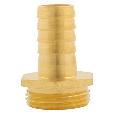 Штуцер для шланга 3/4" с наружной резьбой G1" Denzel по ценам производителя в Воронеже с доставкой по всей России