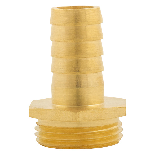 Штуцер для шланга 3/4" с наружной резьбой G1" Denzel по ценам производителя в Воронеже с доставкой по всей России