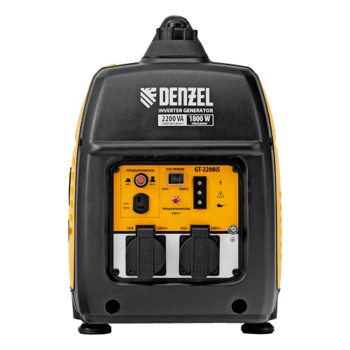 Генератор инверторный GT-2200iS, 2.2 кВт, 230 В, бак 4 л, закрытый корпус, ручной старт Denzel по ценам производителя в Воронеже с доставкой по всей России