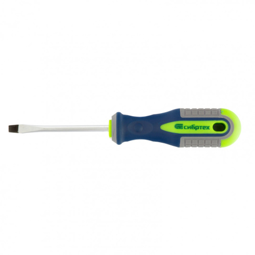Отвертка, SL5 х 75 мм, CrV, трехкомпонентная рукоятка Сибртех по ценам производителя в Воронеже с доставкой по всей России