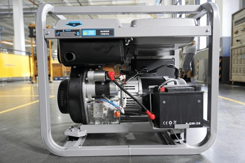 Генератор дизельный 5,0 кВт 220В с электростартером и колесами TOR KM5000D по ценам производителя в Воронеже с доставкой по всей России