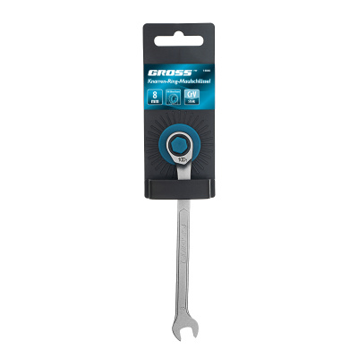 Ключ комбинированный трещоточный, 8 мм, количество зубьев 100 Gross по ценам производителя в Воронеже с доставкой по всей России