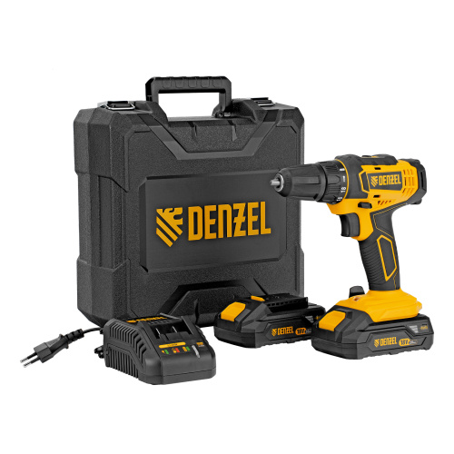 Дрель-шуруповерт аккумуляторная CDL-18-02BM, Li-Ion, 18 В, 2 аккумулятор Denzel по ценам производителя в Воронеже с доставкой по всей России