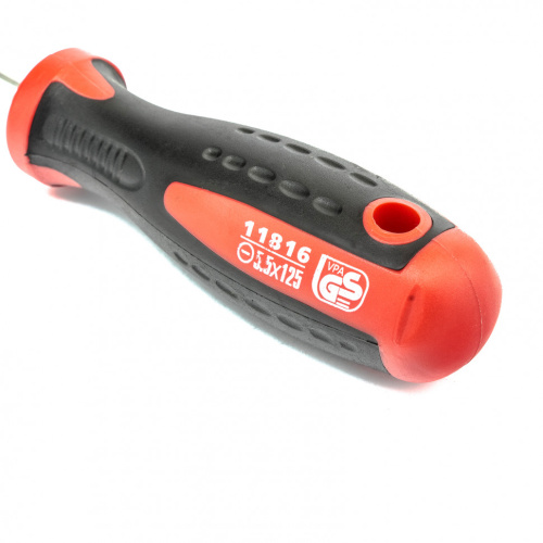 Отвертка Profi, SL5.5 х 125 мм, S2, двухкомпонентная рукоятка Matrix по ценам производителя в Воронеже с доставкой по всей России