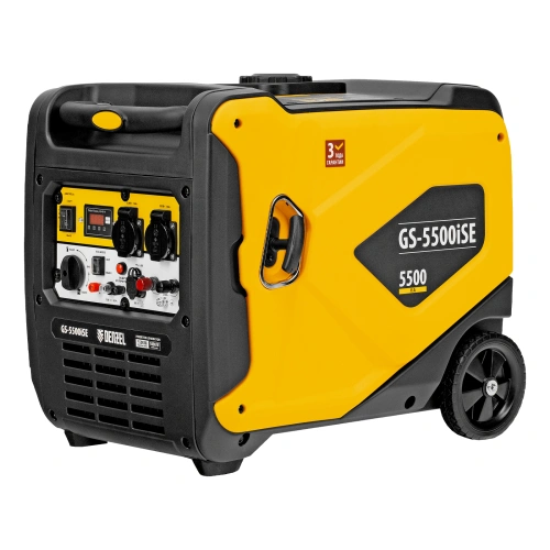 Генератор инверторный GS-5500iSE, 5,5 кВт, 230 В, закрытый корпус,электростартер Denzel по ценам производителя в Воронеже с доставкой по всей России