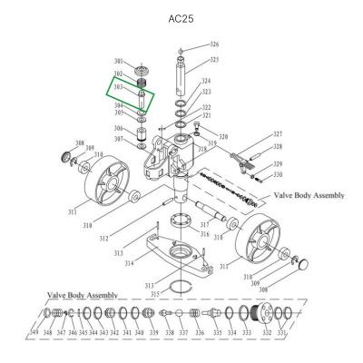 Шток нагнетательный для гидравлических тележек AC25 по ценам производителя в Воронеже с доставкой по всей России