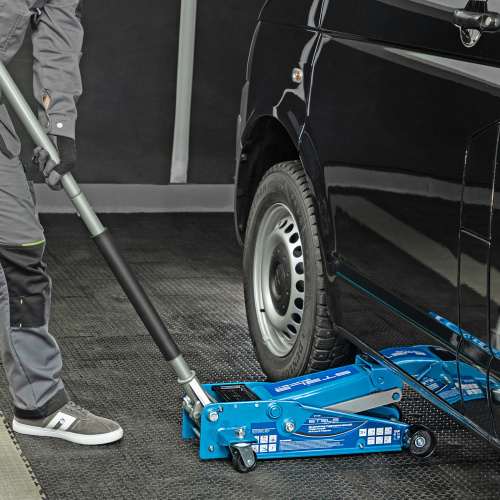 Домкрат гидравлический подкатной, быстрый подъем, 3 т, Quick, 130-465 мм, профессиональный Stels по ценам производителя в Воронеже с доставкой по всей России