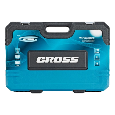 Набор инструментов, 1/4", 1/2", CrV, 120 зубьев, 101 предмет Gross по ценам производителя в Воронеже с доставкой по всей России
