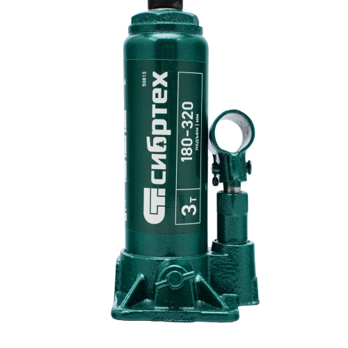 Домкрат гидравлический бутылочный, 3 т, 180-320 мм, в пласт. кейсе Сибртех по ценам производителя в Воронеже с доставкой по всей России