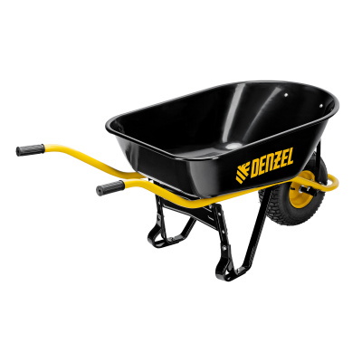 Тачка строительная, усиленная, объем 130 л, 230 кг, колесо 15х6.00-6 Denzel по ценам производителя в Воронеже с доставкой по всей России