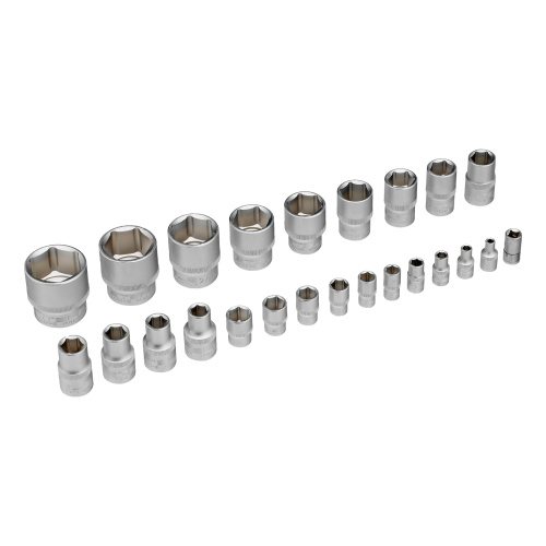 Набор инструментов, 1/2", 1/4", CrV, пластиковый кейс 76 предметов Stels по ценам производителя в Воронеже с доставкой по всей России