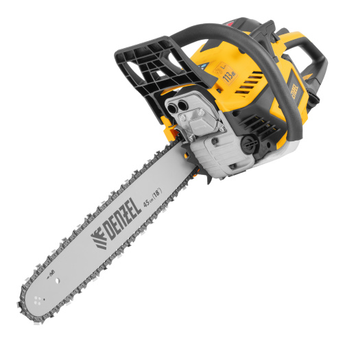 Пила цепная бензиновая DS-5218, шина 45 см, 52 см3, 3 л.с, шаг 0,325, паз 1,5 мм, 72 звена Denzel по ценам производителя в Воронеже с доставкой по всей России
