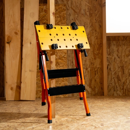 Верстак-тиски, 605 х 635 х 750 мм, портативный Sparta по ценам производителя в Воронеже с доставкой по всей России