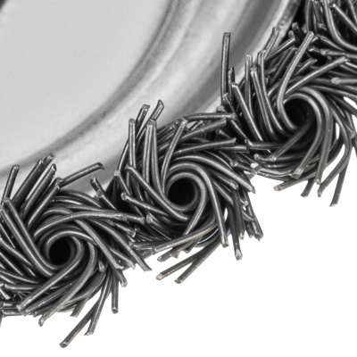 Щетка для УШМ, 150 мм, М14, "чашка", крученая проволока 0.8 мм Matrix по ценам производителя в Воронеже с доставкой по всей России