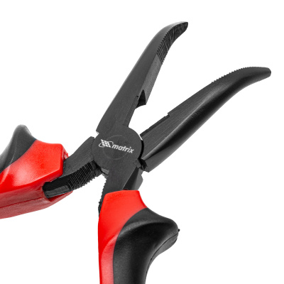 Длинногубцы изогнутые Black Nickel, 160 мм, двухкомпонентные рукоятки Matrix по ценам производителя в Воронеже с доставкой по всей России