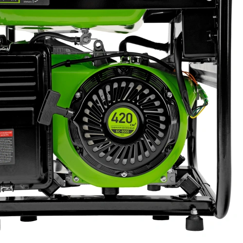 Генератор бензиновый БС-8000, 6,6 кВт, 230В, четырехтактный, 25 л, ручной стартер Сибртех по ценам производителя в Воронеже с доставкой по всей России