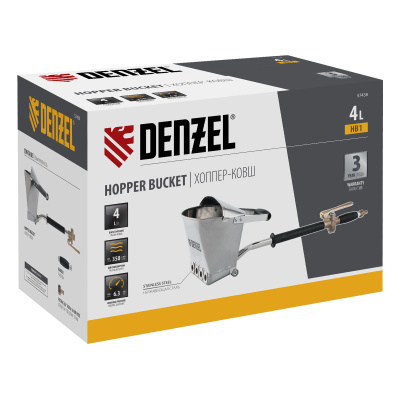 Хоппер-ковш HB1, 4 л, 350 л/мин Denzel по ценам производителя в Воронеже с доставкой по всей России