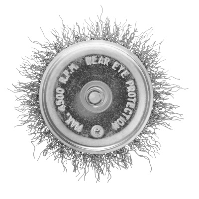 Щетка для дрели, 50 мм, "чашка" со шпилькой, витая проволока 0.3 мм Сибртех по ценам производителя в Воронеже с доставкой по всей России