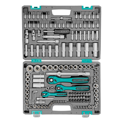 Набор инструментов, 1/4", 3/8", 1/2", Cr-V, S2, усиленный кейс, 151 предмет Stels по ценам производителя в Воронеже с доставкой по всей России