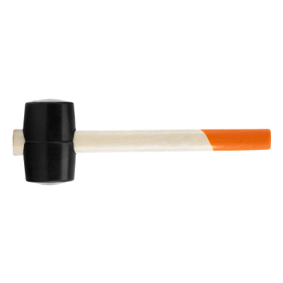 Киянка резиновая, 340 г, черная резина, деревянная рукоятка Sparta по ценам производителя в Воронеже с доставкой по всей России