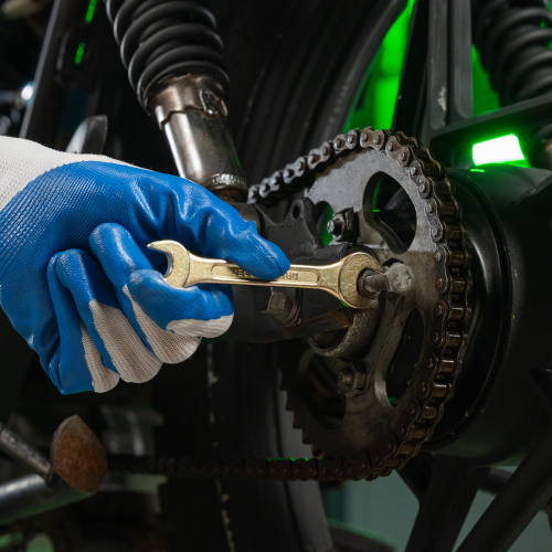 Набор ключей рожковых 6-22 мм, 8 шт, желтый цинк Сибртех по ценам производителя в Воронеже с доставкой по всей России