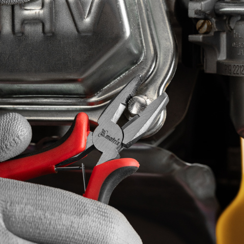 Плоскогубцы Mini, 130 мм, никелированные, авторазжим, двухкомпонентные рукоятки Matrix по ценам производителя в Воронеже с доставкой по всей России