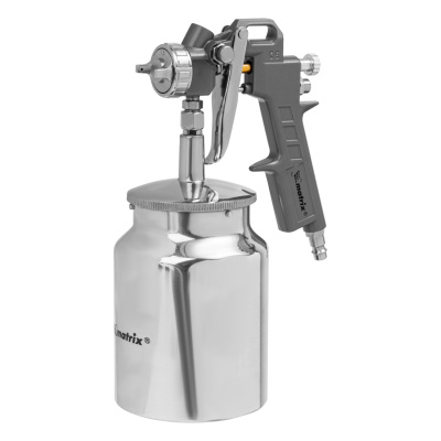 Краскораспылитель пневматический с нижним бачком V 1, 0 л, сопло D 1.2, 1.5 и 1.8 мм Matrix по ценам производителя в Воронеже с доставкой по всей России